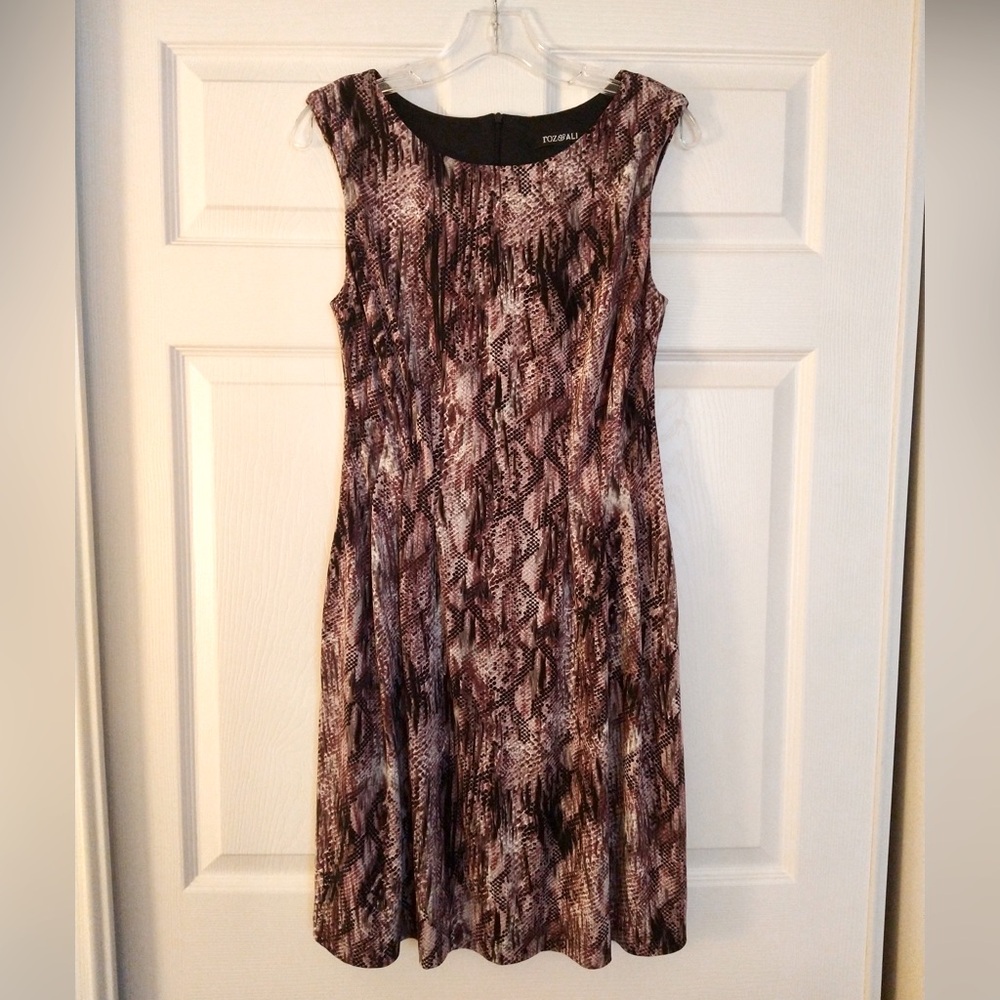 Purple Print Dress